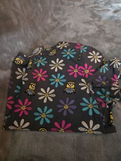Minion Scrub top sz. 2X