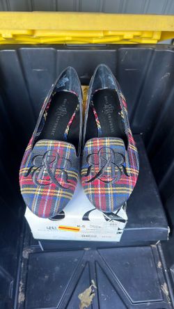 New Rock And Republic plaid black Womens shoe