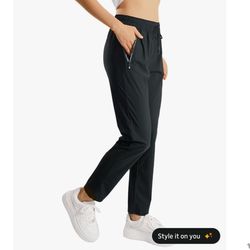 StretchActive Pants, Small, Straight Leg, Black