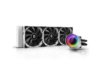 DEEPCOOL Castle 360EX White, Addressable RGB AIO Liquid CPU Cooler, Anti-Leak