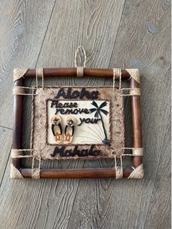 Hawaiian Wall Decoration  - Wood