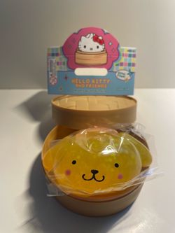 Hello Kitty and Friends Pompompurin Squishy Dumpling *Glitter Filled Edition*