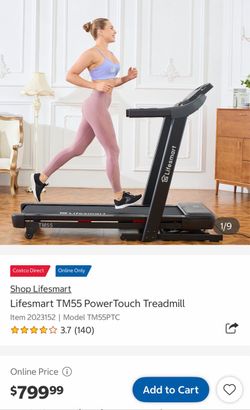 Save $350 (~45%Off Retail) - BRAND NEW - In box - Lifesmart TM55 PowerTouch Treadmill - PRICE FIRM