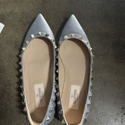 Blue Valentino Flap Rockstud Size 36