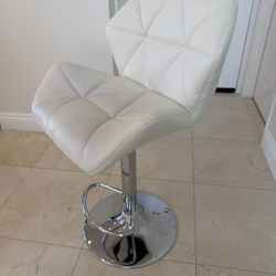 Bar Stools Swivel Set Of 4- Counter Height Adjustable 