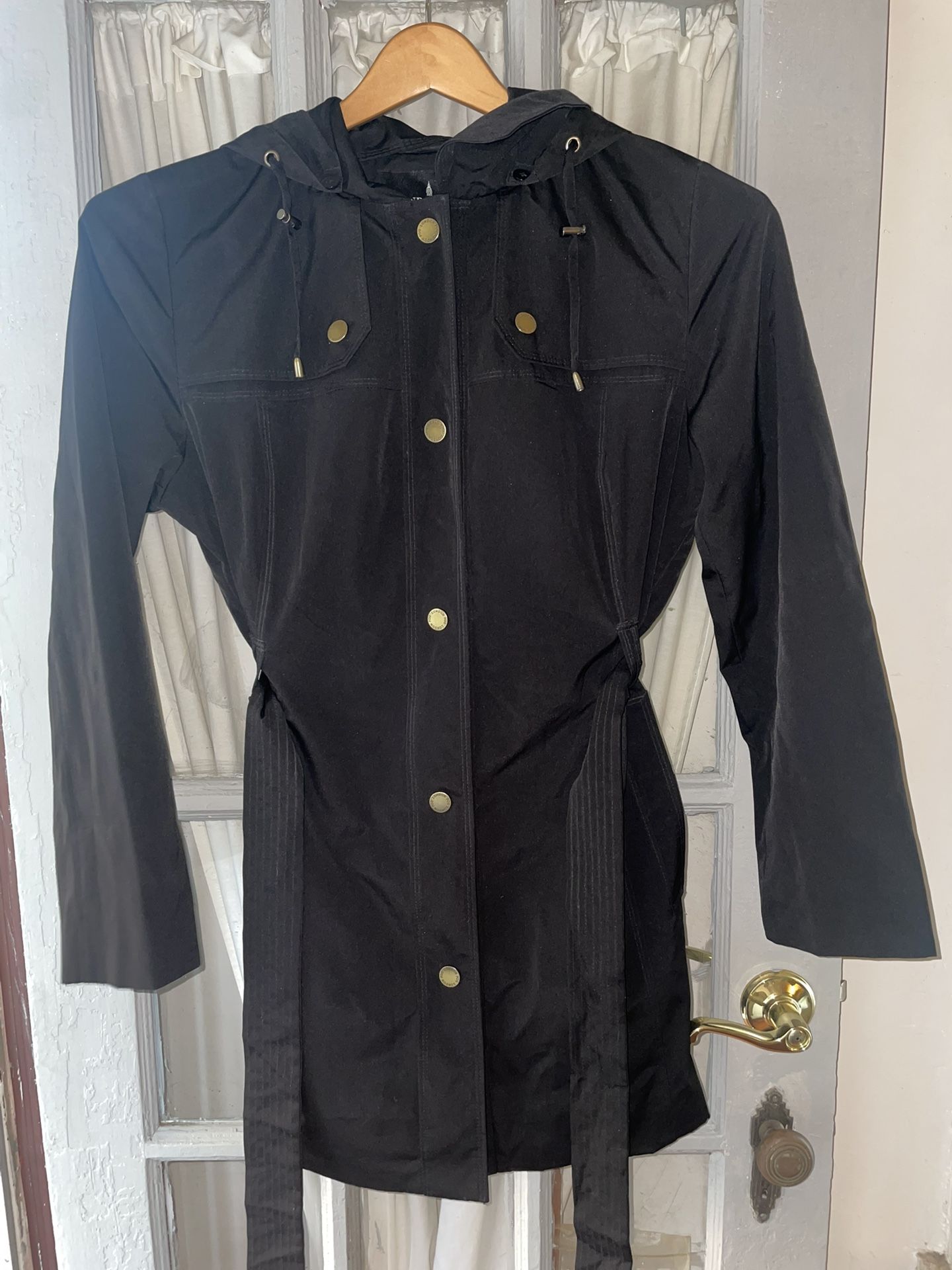 Women’s London Fog Black Hooded Jacket
