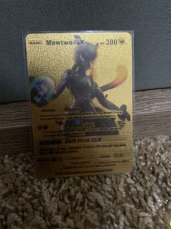 2020 pokemon mewtwo gold rare card for Sale in Tulare, CA - OfferUp
