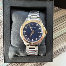 Bulova Corporate Two Tone Watch 
