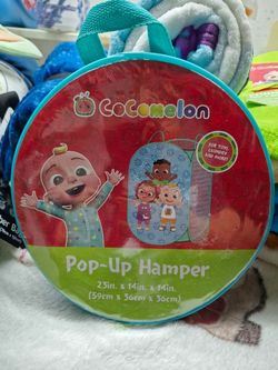Pop up hamper cocomelon, spidey, paw patrol, mandalorian
