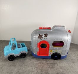 Fisher-Price Little People Camper Trailer Toy Set