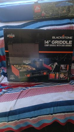 BlackStone 14" Griddle with side burner and d 20" Griddle with 2 burner