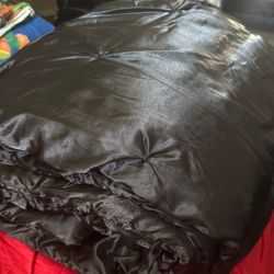 Edredón Negro Satin