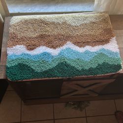 Homemade Latch Hook Rug 17x24