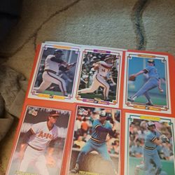 VINTAGE BASEBALL CARDS 4X6 LOT OF 13