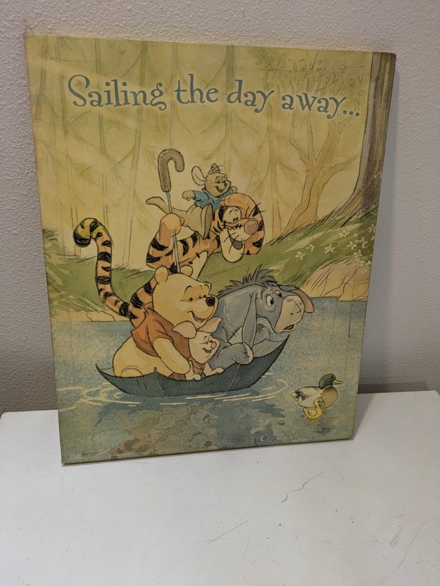 Disney Winnie The Pooh Picture/Print/Sailing The Day Away