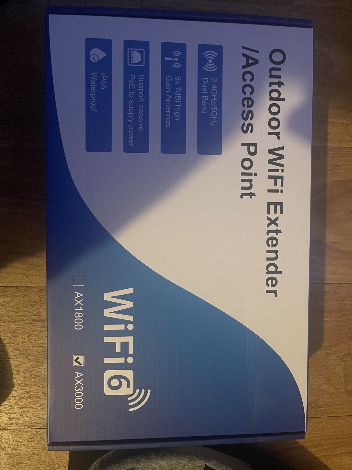 AX3000 Outdoor WiFi 6 Extender, Long Range Outdoor WiFi Extender Signal Booster,