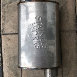 Stainless works turbo chambered muffler