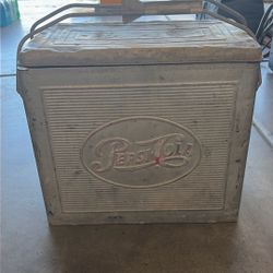 Pepsi Cooler Vintage 1950s