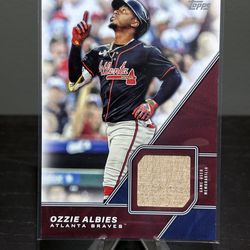 MLM-OA Ozzie Albies 2026 Topps - Major League Materials Relics (Game Used Bat)