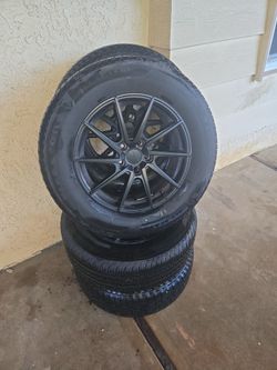 4 wheels and tires