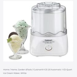 Cuisinart Ice Cream Maker