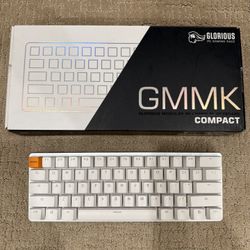 Glorious GMMK Compact Prebuilt Keyboard (White)