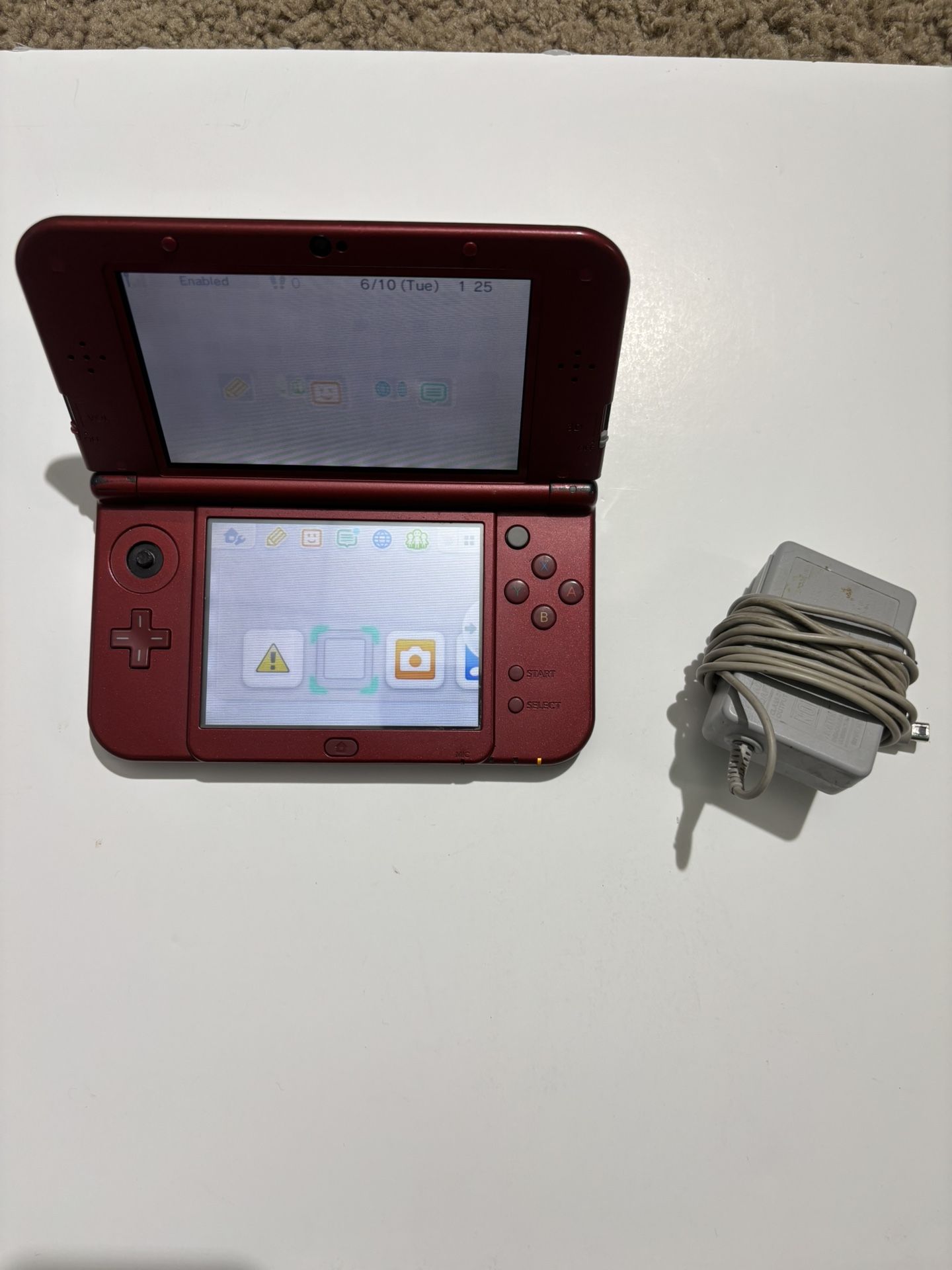 Red New Nintendo 3ds XL