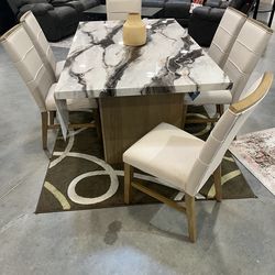 Seven piece dining room set