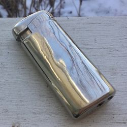 Heavy Silver Lighter, Refillable 