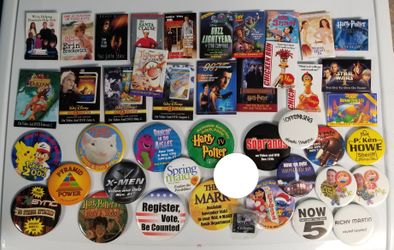 40+ New rare promotional button collection!