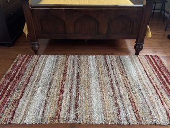 Large Multi-Colored Shag Rug
