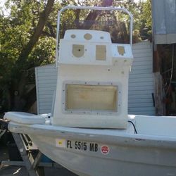 All plastic plumbed center counsel with baitwell never rot.