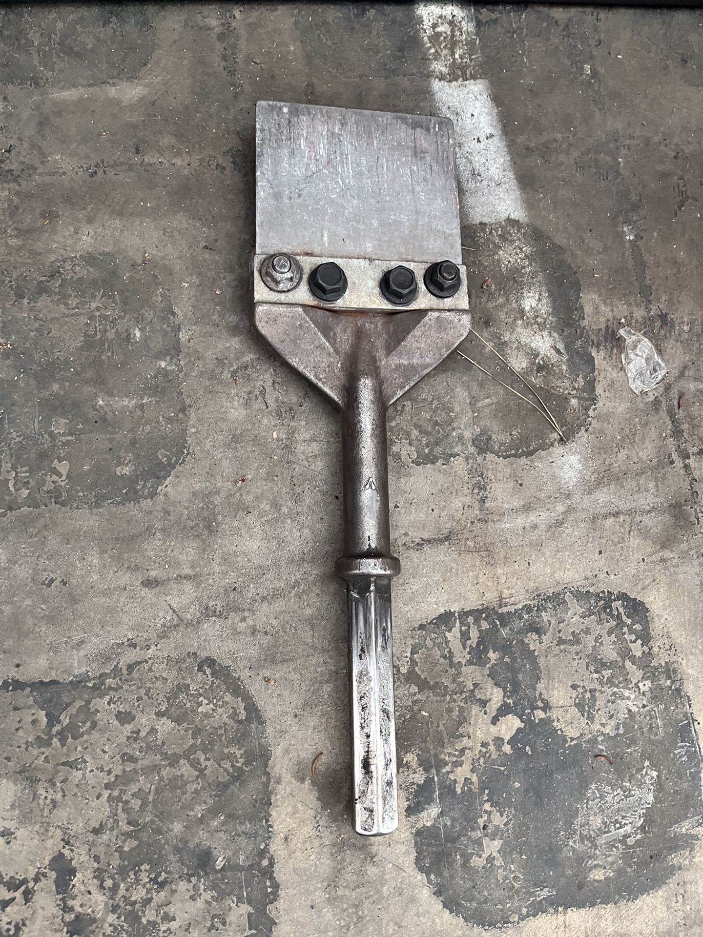 6 in. Heavy-Duty Floor Scraper for Breaker Hammers and Hammer Cart (1-Piece)