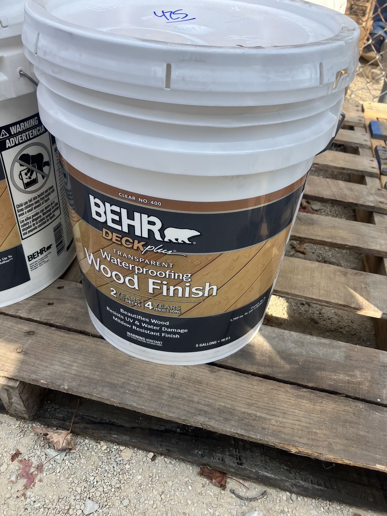 Behr Each Plus, Transparent, Clear Waterproofing Wood Finish