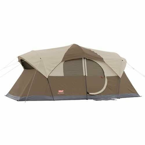 Coleman 10 person Tent with Queen airmattress