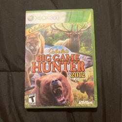 Cabela's Big Game Hunter 2012 Xbox 360