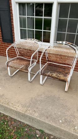 Vintage Outdoor Metal Chairs