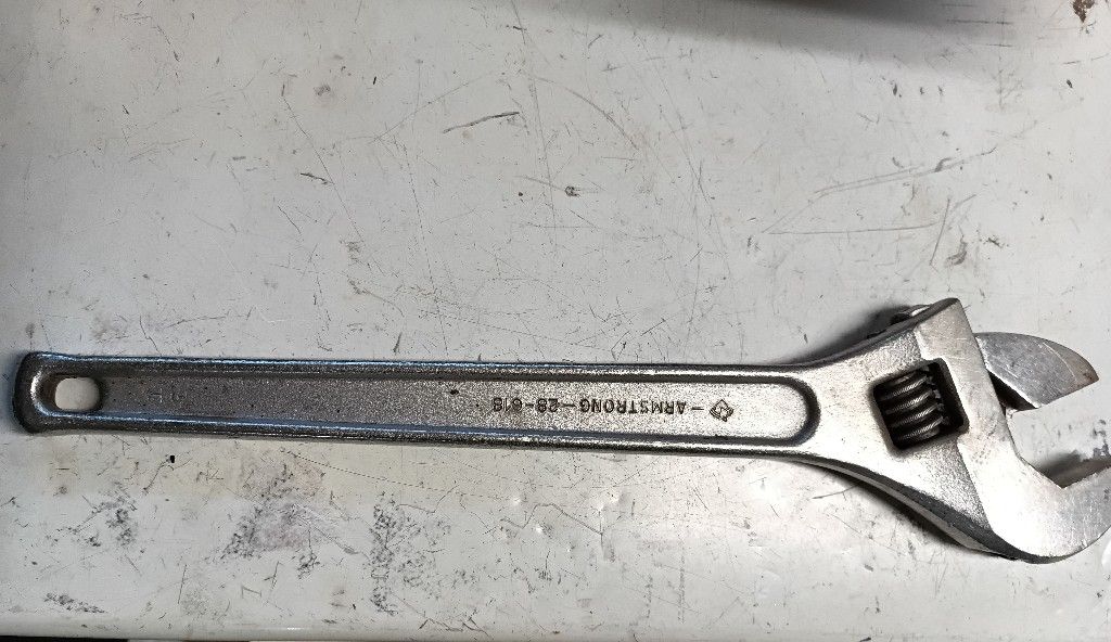 18" Armstrong Crescent Wrench Heavy Duty