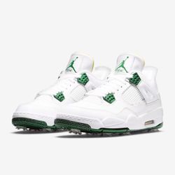 Air Jordan 4 IV NRG Metallic Green Men's Golf Shoe Size 11.5
