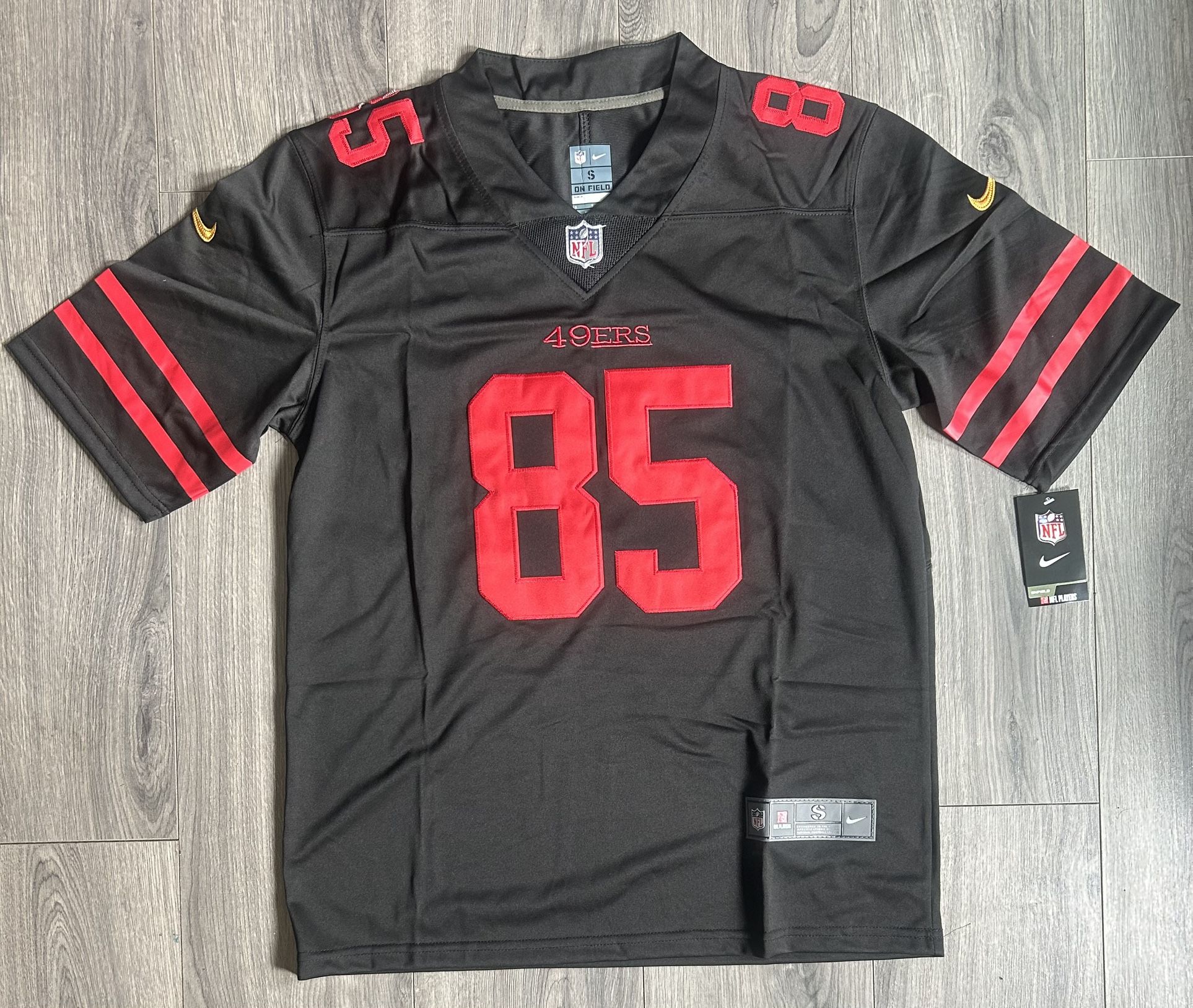 San Francisco 49ers Kittle Black Jersey