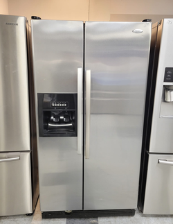 Whirlpool Side‑by‑Side Fridge – Stainless, Ice/Water
