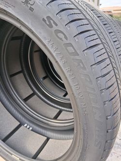 Set of 4 245/45R21 Pirelli Scorpion Performance Tires - DOT 2024