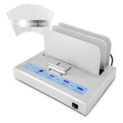 Thermal Binding Machine 500 Sheets Capacity Book Binding Material with 10 Letter Size Envelopes, A3/A4/A5 Document Heat Binder Hot Melt Machine Metal 