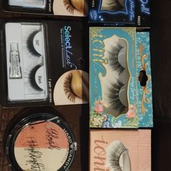 New NUEVOS Eyelashes, Blush & Highlighter $3 each Blush, highlighter, y PESTAÑAS $3 Cada Uno 