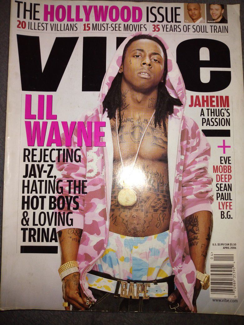 Vibe Magazine / April 2006. Featuring Lil Wayne