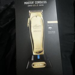Andis Professional Cordless Master Clipper Limited Edition - Gold (12540)