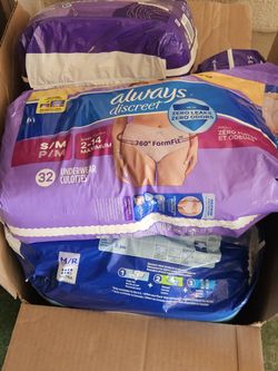Fold Up Wheel .,portable Toilet &woman's Pull Up Diapers, Size S/M