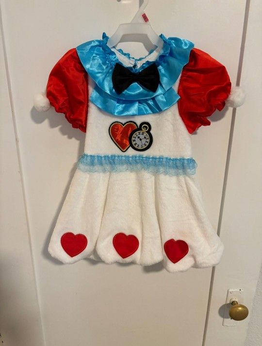 ALICE IN WONDERLAND WHITE RABBIT DRESS