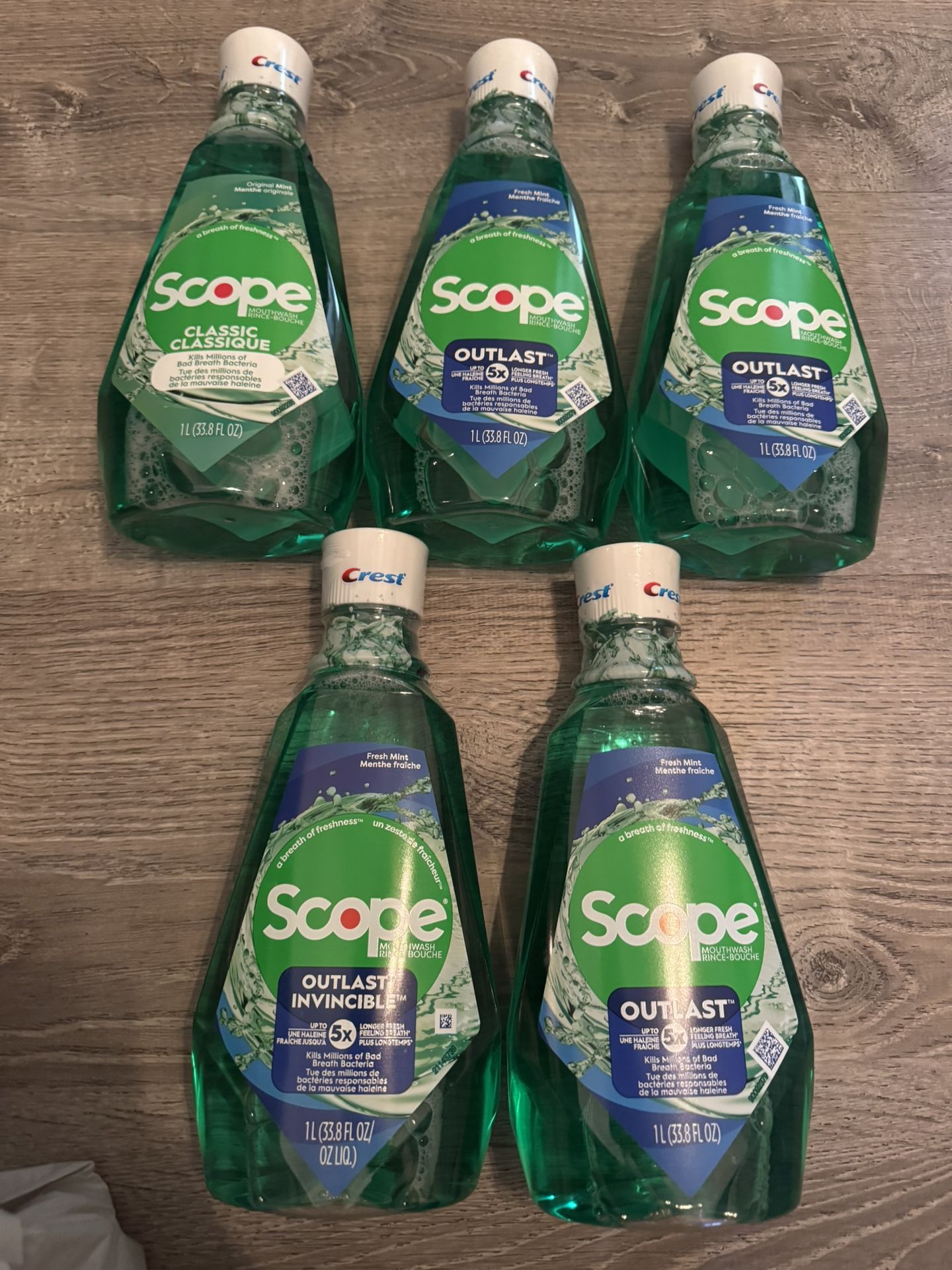 Brand New Crest Mouthwash All For ($15)(Cash Only)(price Is Firm)