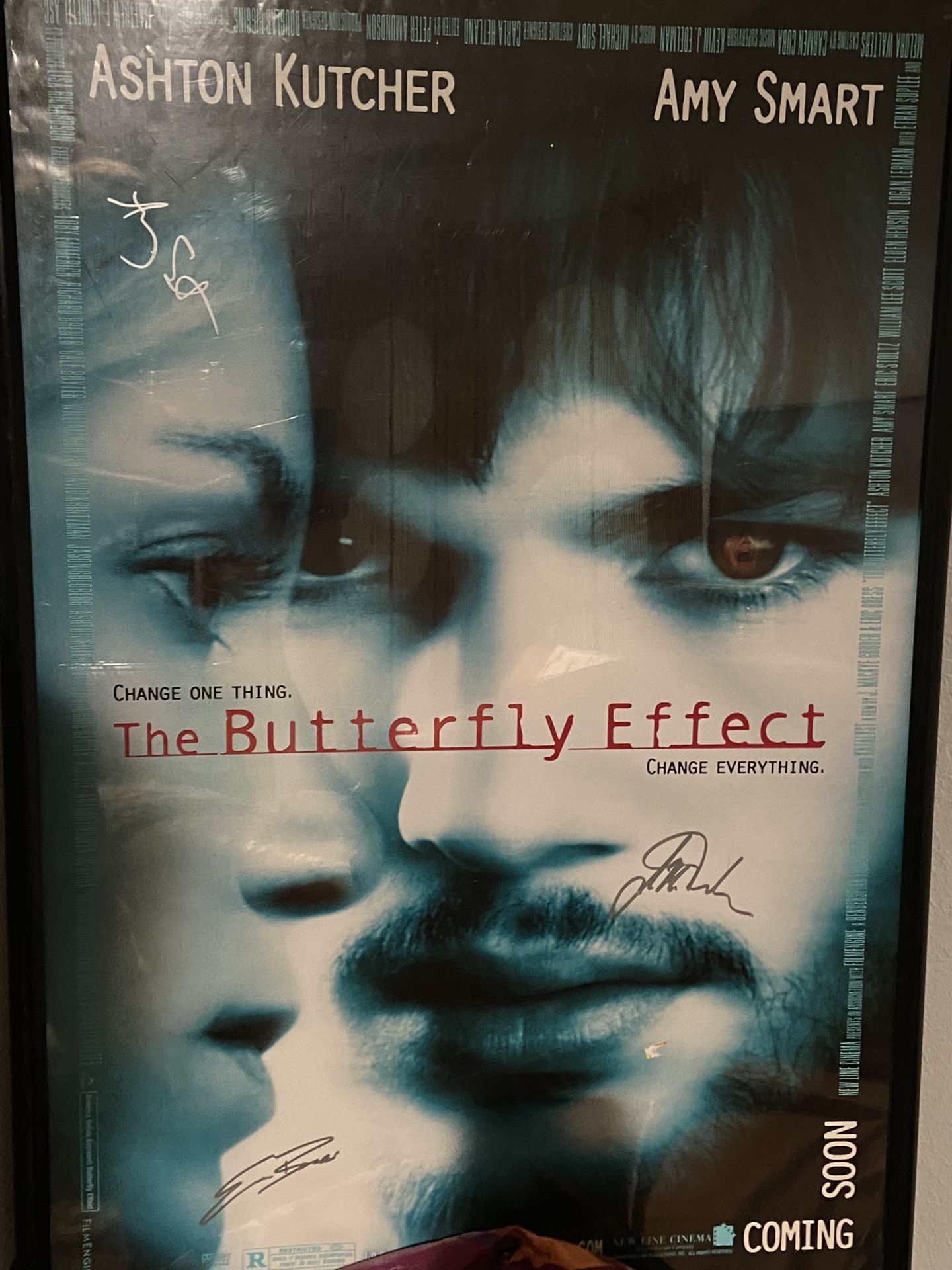 The Butterfly Effect movie poster signed!